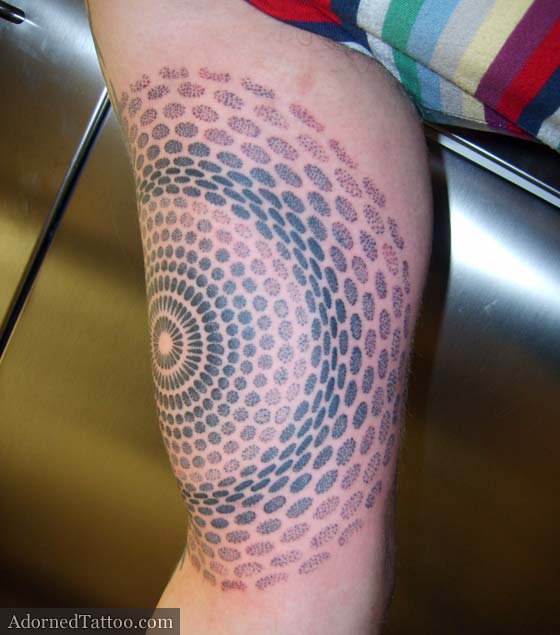 circle tattoos. pattern circle tattoo
