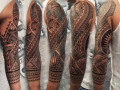 Samoan sleeve tattoo by Alex