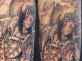 Chinese deity tattoo by Alex