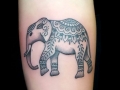 elephant mehndi tattoo by Alex