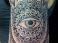 hamsa hand tattoo by Alex
