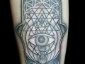 hamsa hand tattoo by Alex
