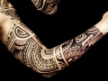 Maori sleeve tattoo by Alex