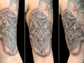 hamsa hand tattoo by Alex