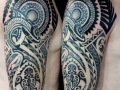 half sleeve tattoo by Alex