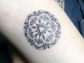 his and hers dotwork tattoos by Alex