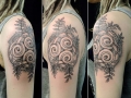 dotwork nature tattoo by Alex