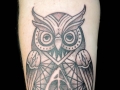 owl tattoo by Alex