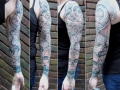 dotwork sleeve tattoo by Alex